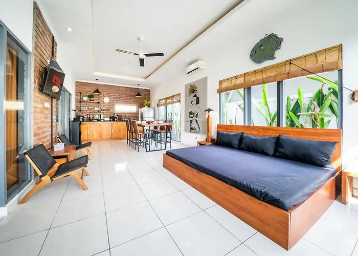 Villa *villa Sari*closed Livingroom*near Beach*canggu*